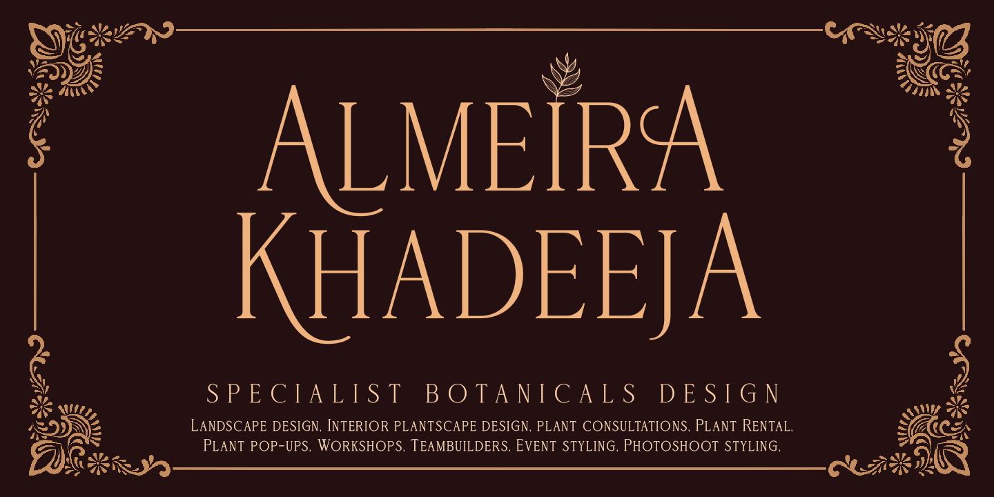 Example font Nevoclara #8